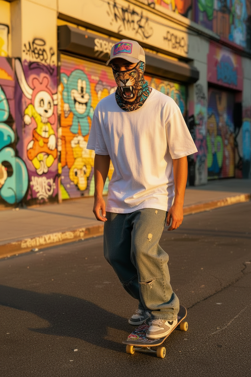 Face Mask - Lion Mandala All-Over Print