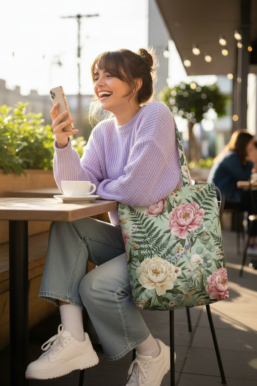 Tote Bag - Botanical Garden All-Over Print