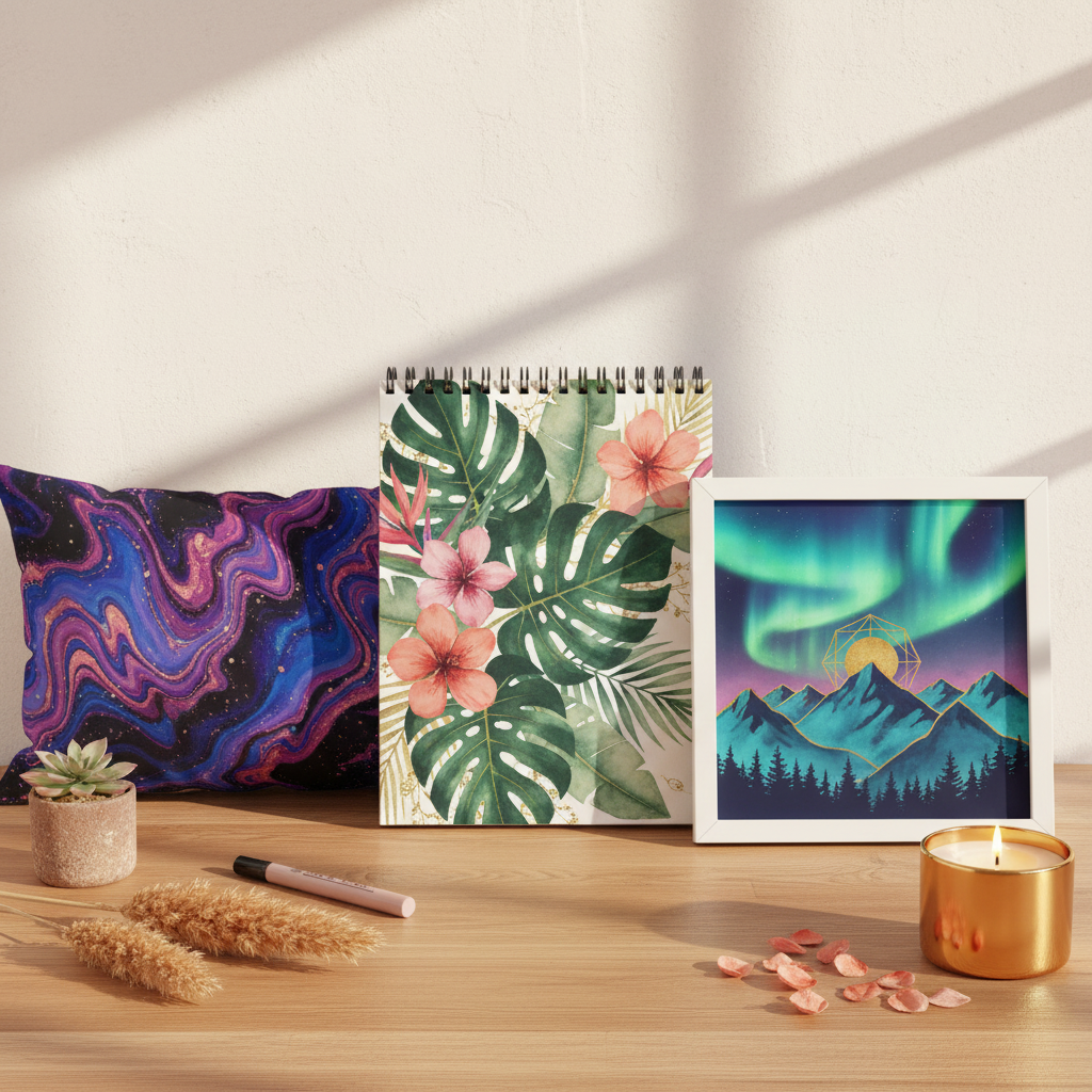 Home Living Accessories - Styled Lifestyle Shot