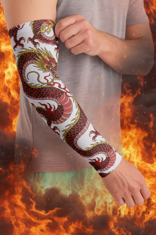 AOP Arm Sleeve - Dragon Design