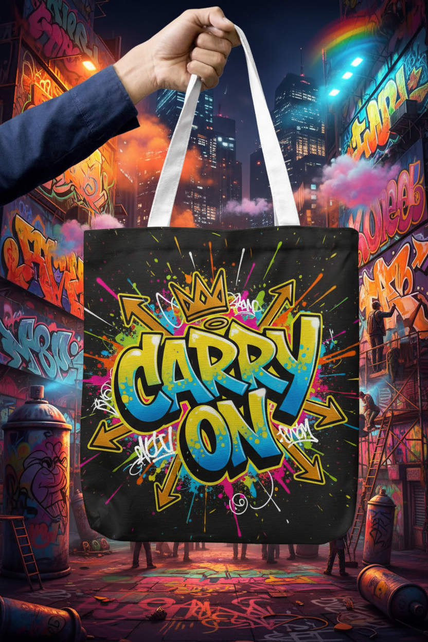 Canvas Tote Bag - Street Art Graffiti Festival