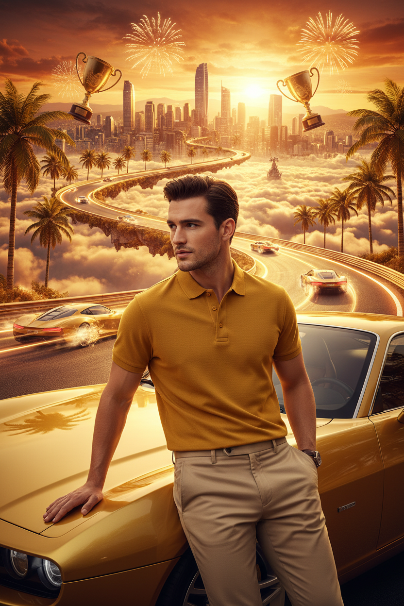 Mustard Polo - Cosmic Grand Prix