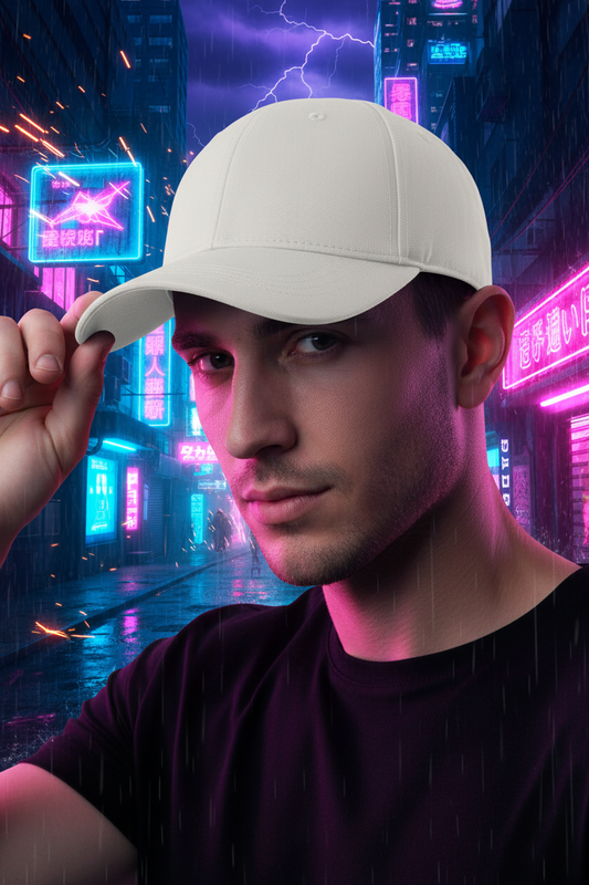 Off-White Ottoman Cap - Cyberpunk Neon