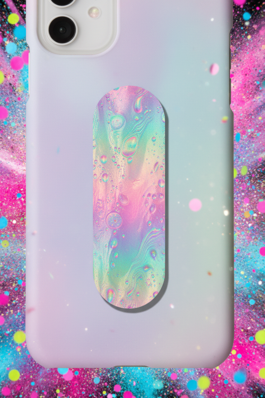 Phone Grip Case - Holographic Design